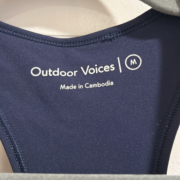 Outdoor Voices Navy Doubles Cutout Dress I Size M - Picture 5 of 6